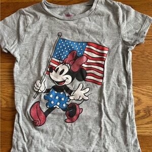 Disney JR Minnie Mouse Gray Kids T-Shirt